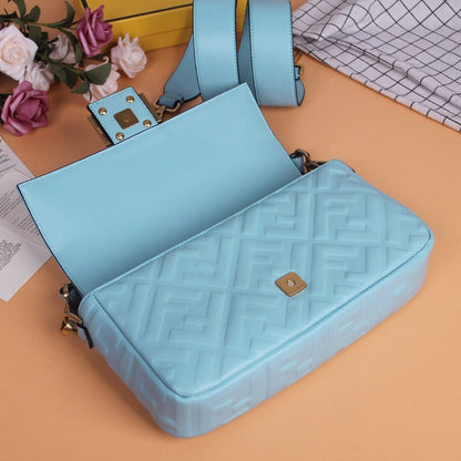 ESMEE - Baguette Nappa Shoulder Bag Sky Blue