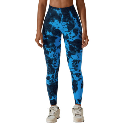 Tie Dye Seamless High Waist Yoga Pants