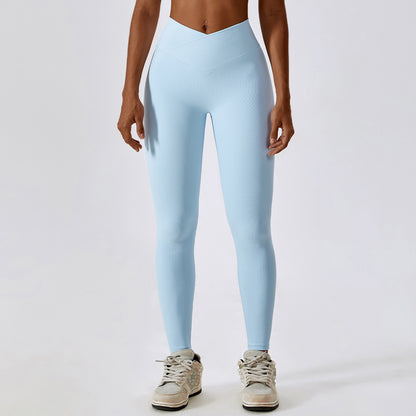 Cross High Waist Yoga Pants