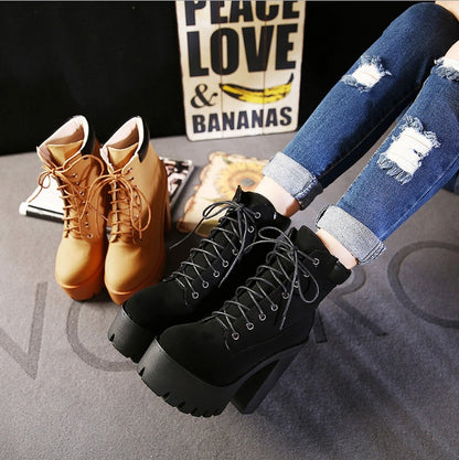 High Heel Ankle Boots