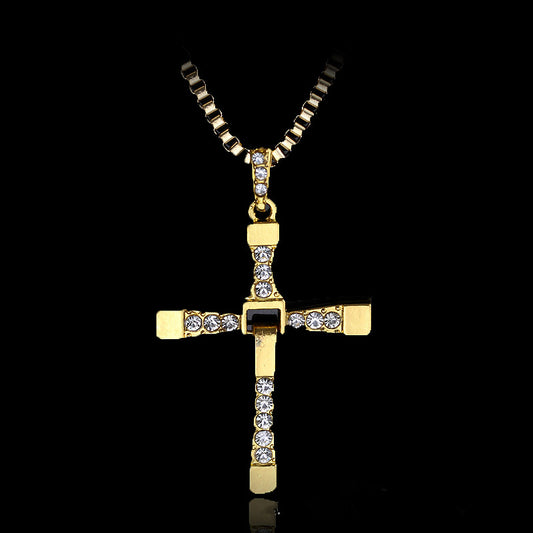 Dominic Toretto Inspired Cross Pendant Necklace