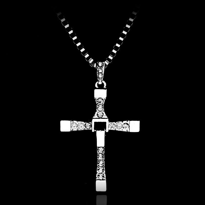 Dominic Toretto Inspired Cross Pendant Necklace