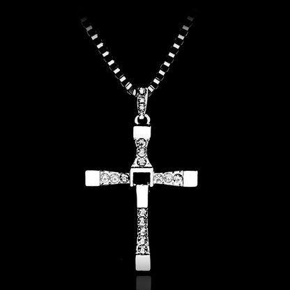 Dominic Toretto Inspired Cross Pendant Necklace