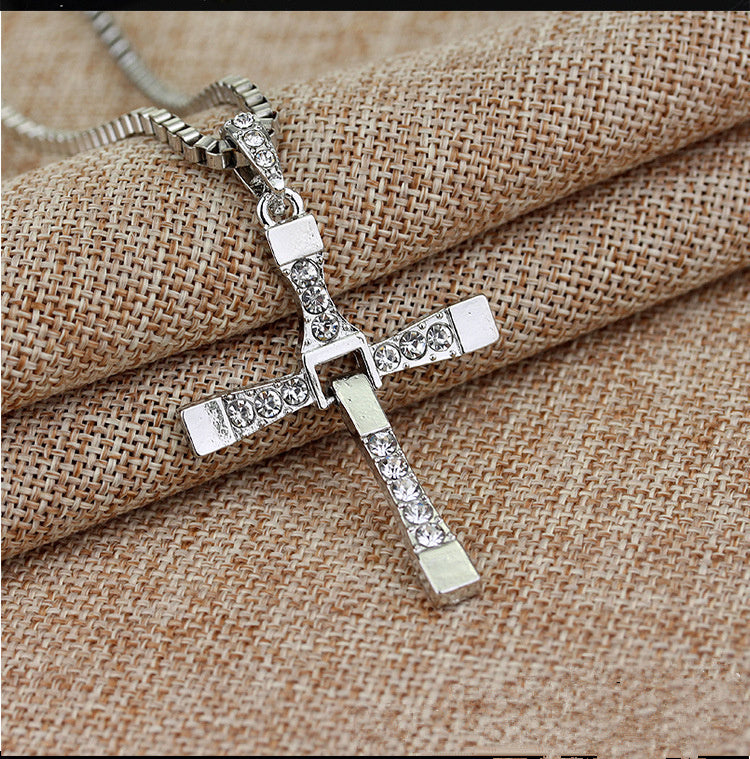 Dominic Toretto Inspired Cross Pendant Necklace