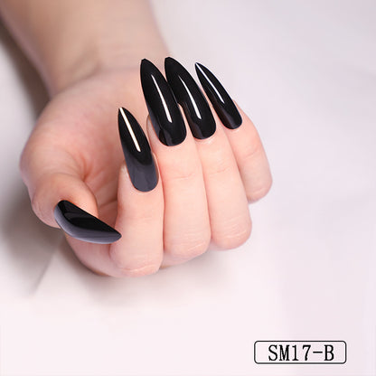 Long Pointed False Nails