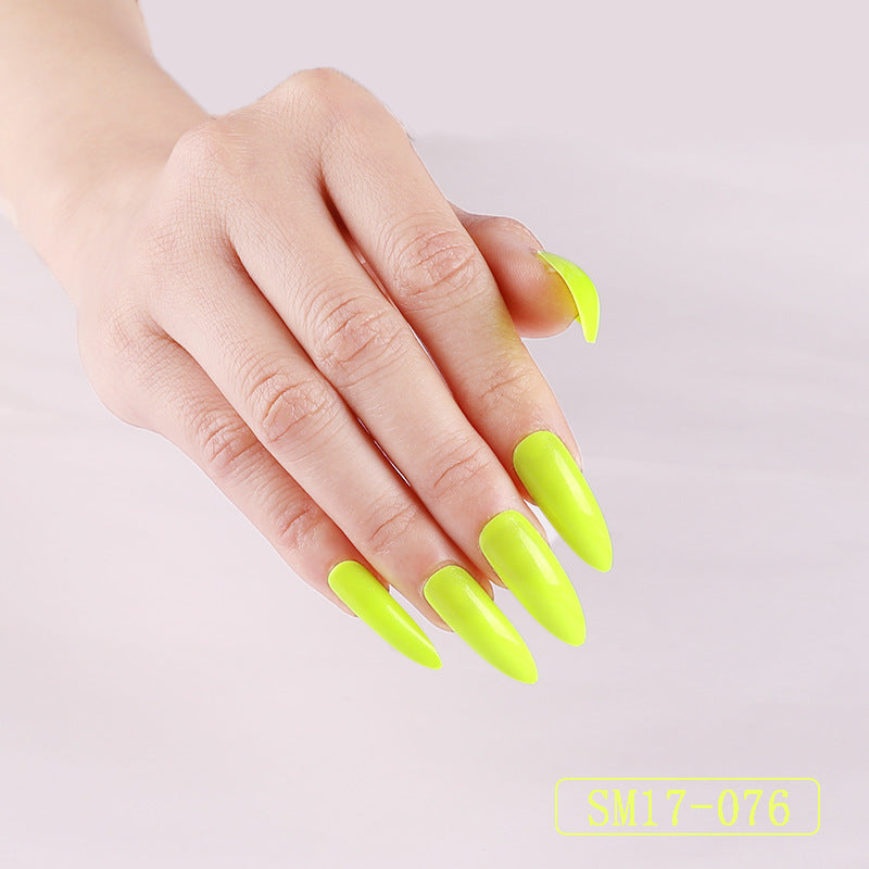 Long Pointed False Nails