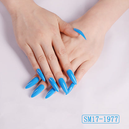 Long Pointed False Nails