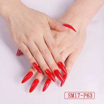 Long Pointed False Nails