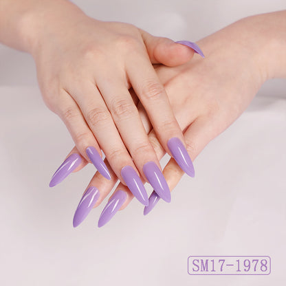 Long Pointed False Nails