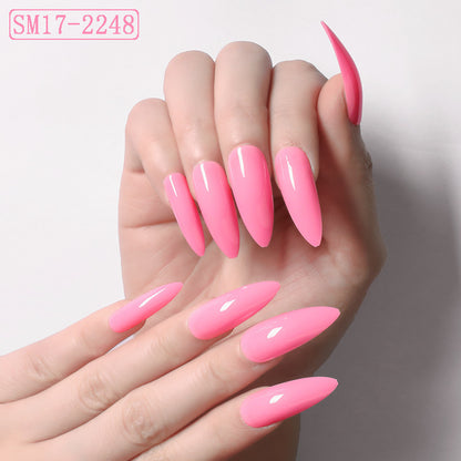 Long Pointed False Nails