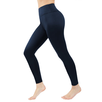 High Waist Fleece-Lined Padded Leggings