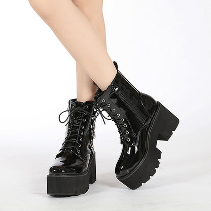 Motorcycle Platform Boots