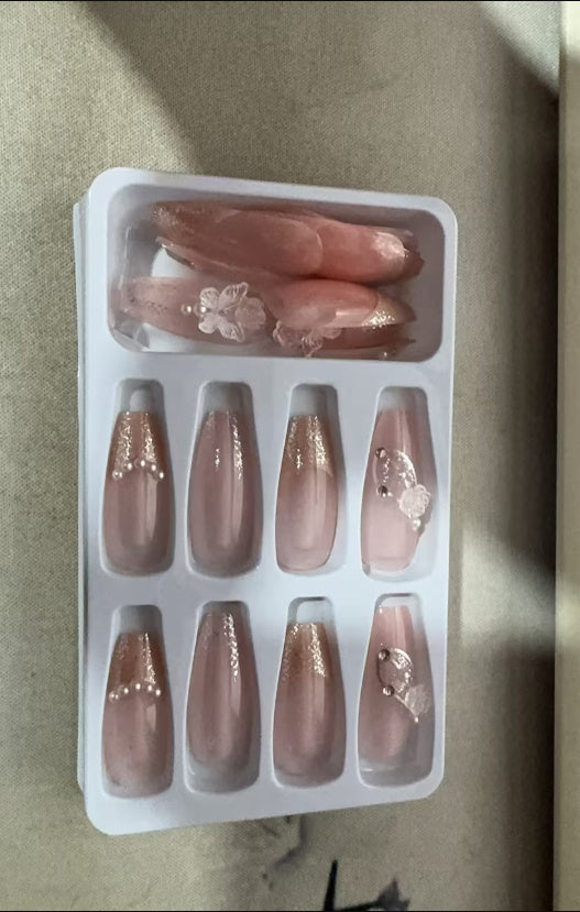 Detachable Short False Nails