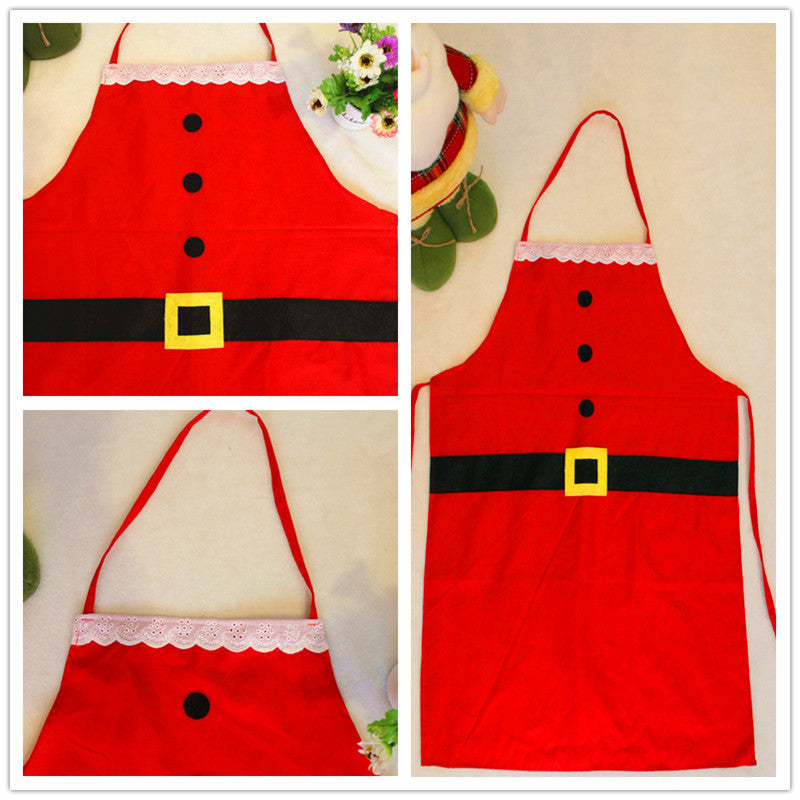 Festive Polyester Aprons for Adults & Kids