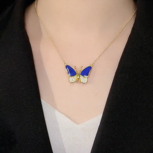 Magnetic Butterfly Necklace