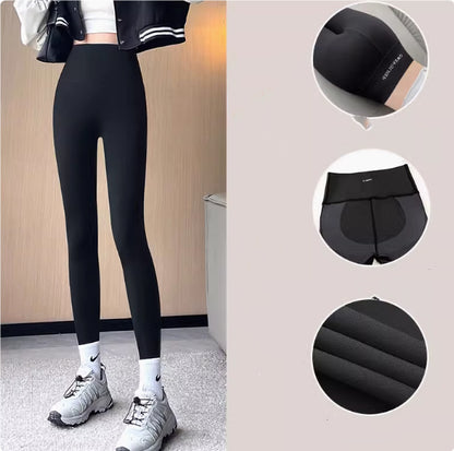 Lamb Fleece-Lined High-Waist Leggings