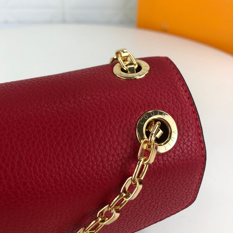 ESMEE - Canvas Pallas Chain Shoulder Bag Red