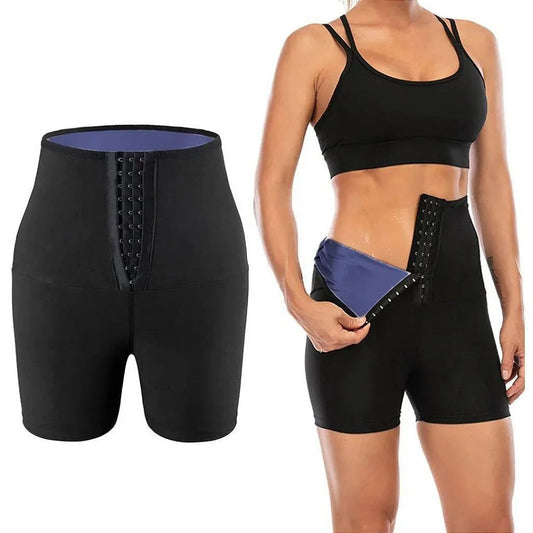 High Waist Sauna Shorts for Waist Shaping