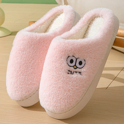 Big-Eyes Winter Slippers for Couples