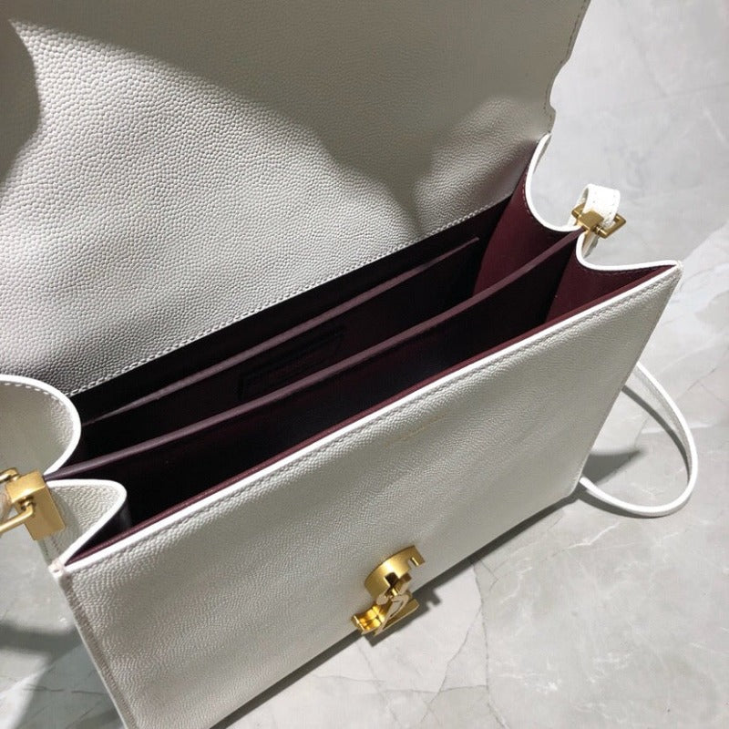 ESMEE - Cassandra Medium Top Handle Bag White