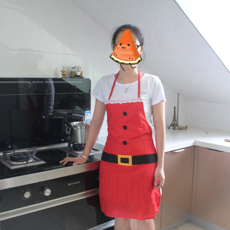 Festive Polyester Aprons for Adults & Kids