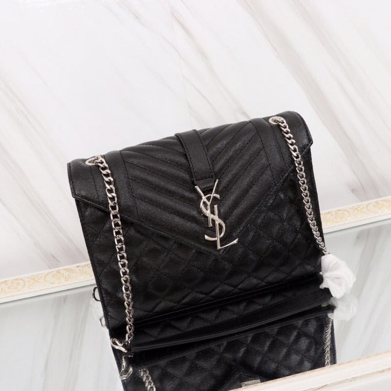 ESMEE - Envelope Chain Bag Black