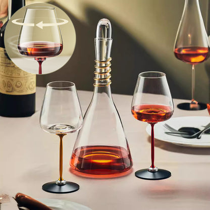 Creative Rotational Goblet - Fancy Decanter Wine Glass