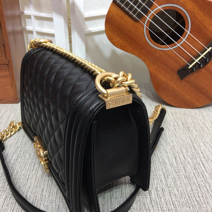 ESMEE - Boy Shoulder Bag Gold-Color Hardware