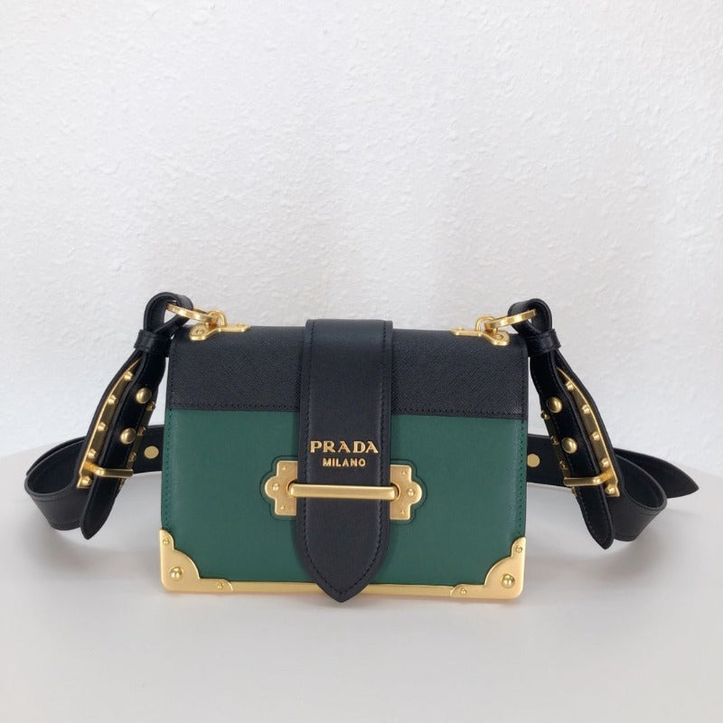 ESMEE - Cahier Leather Bag Green