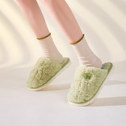 Thick-Soled, Non-Slip Fluffy House Shoes