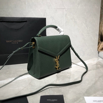 ESMEE - Cassandra Medium Top Handle Bag Dark Green