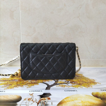 ESMEE - Classic Clutch Bag On Chain Black