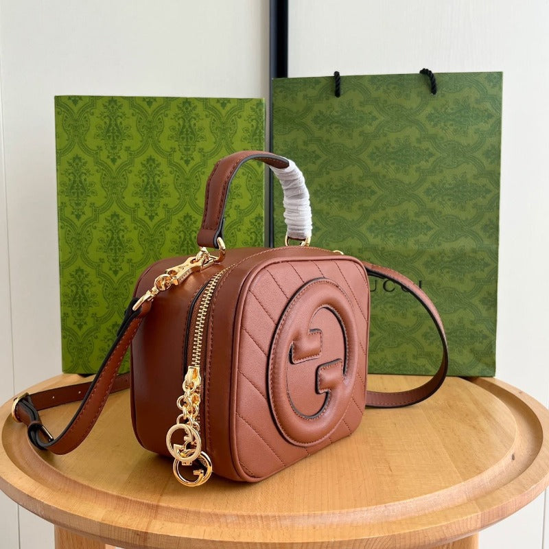 ESMEE - Blondie Top Handle Bag Brown