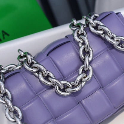 ESMEE - Cassette Shoulder Chain Bag Lilac