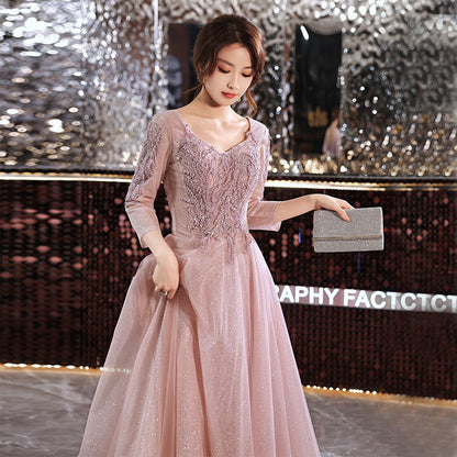 Banquet Temperament Elegant Evening Dress