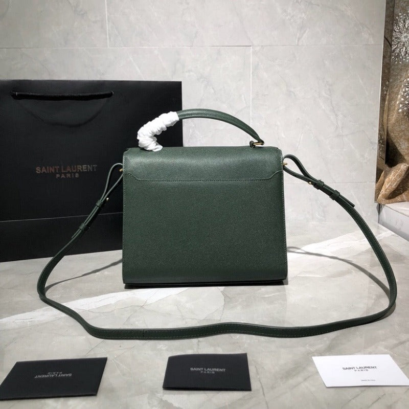 ESMEE - Cassandra Medium Top Handle Bag Dark Green