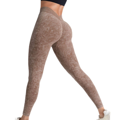 Peach Hip Seamless High Waist Yoga Pants