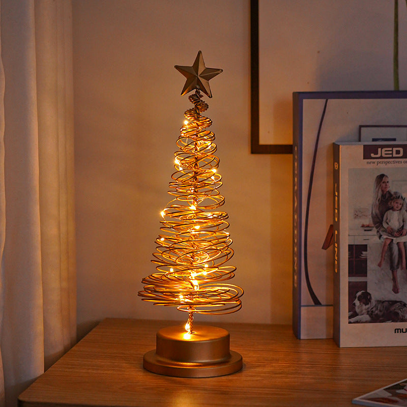 LED Christmas Tree Spiral Table Lamp