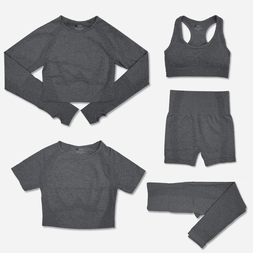 Fashion Women's Workout Yoga Clothes - 5-Piece Set