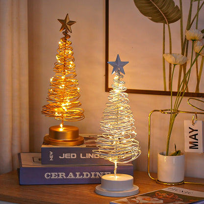 LED Christmas Tree Spiral Table Lamp