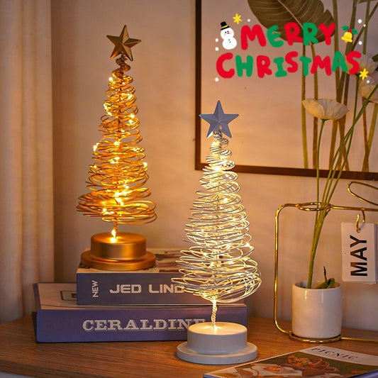 LED Christmas Tree Spiral Table Lamp