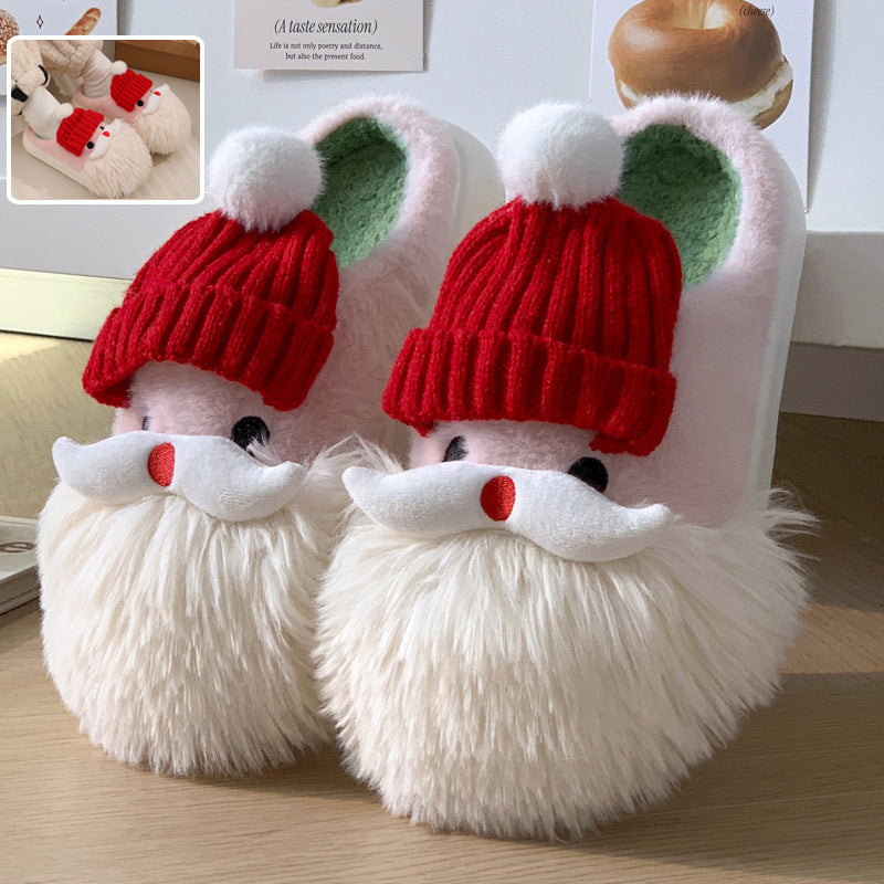 Cute Santa Claus Christmas Slippers