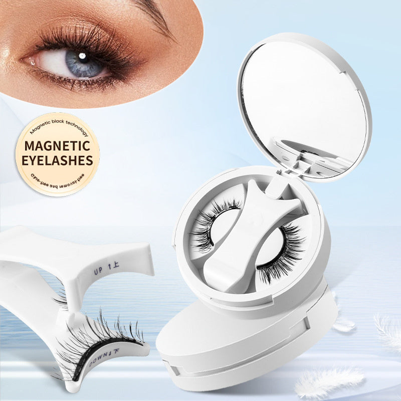 Magnetic False Eyelashes with Integrated Storage Box