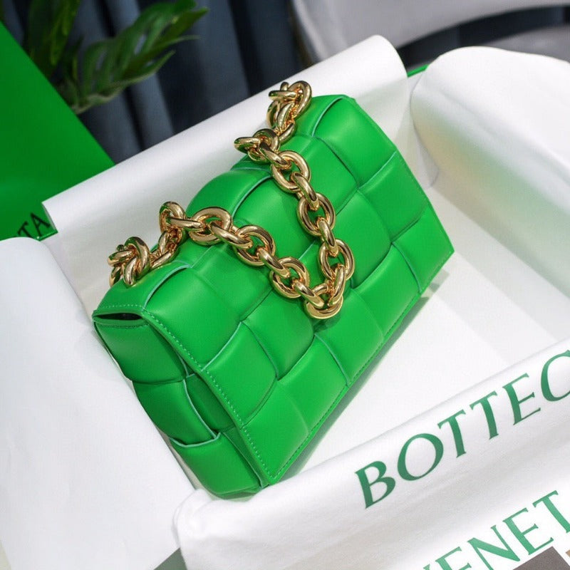 ESMEE - Cassette Shoulder Chain Bag Green