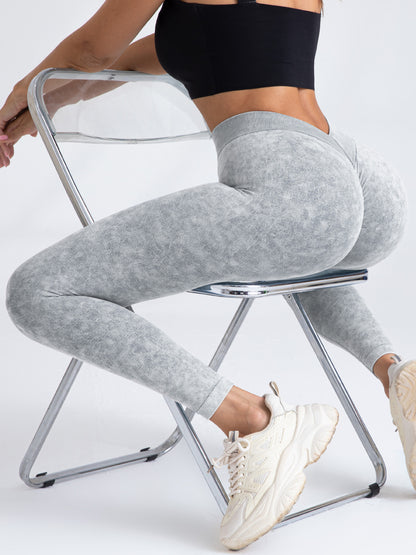 5 Pack V-Back Scrunch Butt Workout Leggings