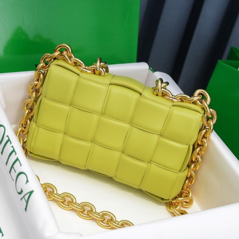 ESMEE - Cassette Shoulder Chain Bag Lime