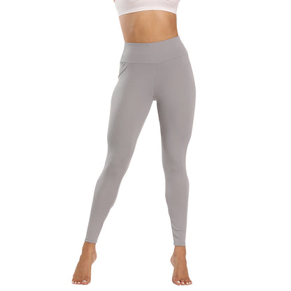 Peach Yoga Pants with Hip and Waist Lift