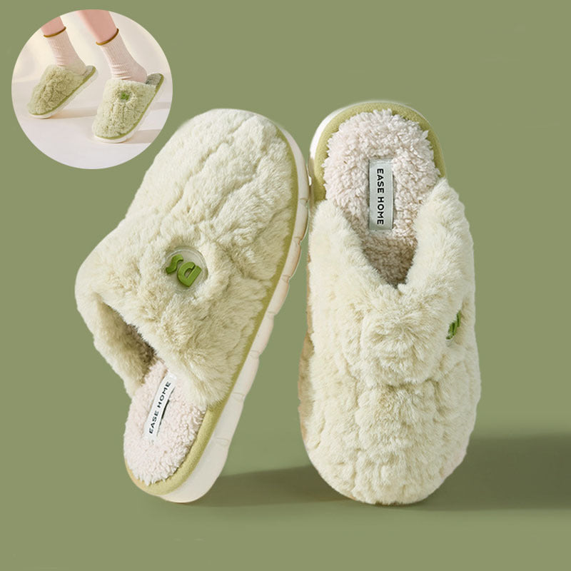 Thick-Soled, Non-Slip Fluffy House Shoes