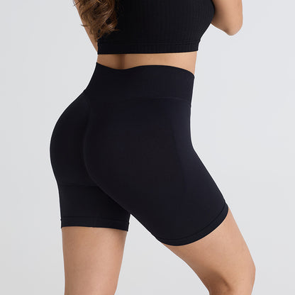 Breathable Peach Hip Yoga Shorts