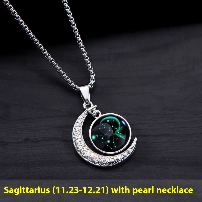 Zodiac Glow-in-the-Dark Pendant